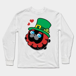 Pug - Saint Patrick's Day - Poopy Long Sleeve T-Shirt